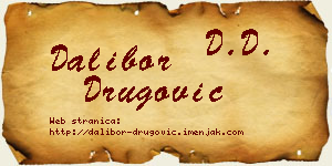 Dalibor Drugović vizit kartica